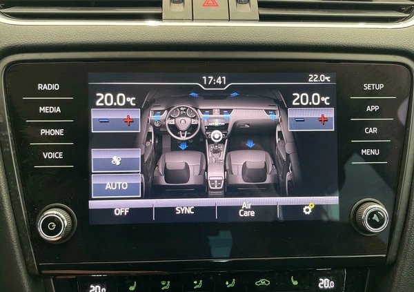 Skoda Octavia cena 64900 przebieg: 101971, rok produkcji 2019 z Bisztynek małe 277